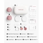 Laktator muszlowy podwójny Momcozy M9 Mobile Flow Czerwony - Red
