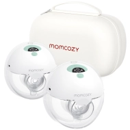 Laktator muszlowy podwójny Momcozy M5 All in one Miętowy - Mint