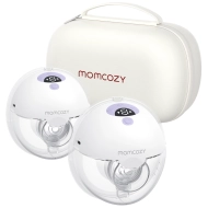 Laktator muszlowy podwójny Momcozy M5 All in one Liliowy - Lilac