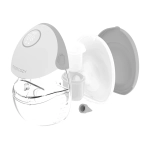 Laktator muszlowy podwójny Momcozy M6 Mobile Style Jasnoszary - Light gray