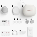 Laktator muszlowy pojedynczy Momcozy M9 Mobile Flow Jasnoszary - Light gray