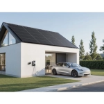 Stacja ładowania do samochodu elektrycznego 22kW Anker Solix EV charger Czarno - szara - Black and gray
