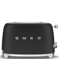 Toster na 2 kromki Smeg Czarny mat - Black matt