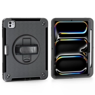 Etui na tablet z uchwytem 4smarts Rugged Case Grip do Apple iPad Pro 11 2024 Czarne - Black