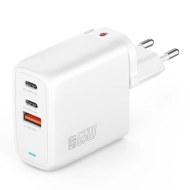 Ładowarka sieciowa 4smarts 65 W 2x USB-C 1x USB-A Biała - White