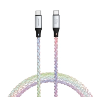 Kabel USB-C 4smarts RGBCord Wielokolorowy - Multicolor