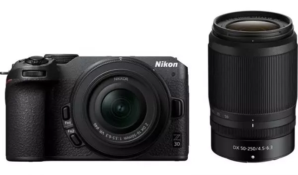 Aparat Nikon Z30 + DX 16-50mm f/3.5-6.3 VR + DX 50-250mm f/4.5-6.3 VR