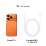 Zestaw Apple iPhone 17 Pro 256GB Kosmiczny pomarańcz - Cosmic Orange