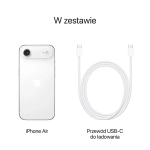 Zestaw Apple iPhone Air 1TB Biały obłok - Cloud White