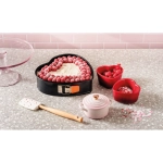Tortownica w kształcie serca Le Creuset Czarna - Black