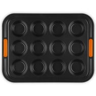 Forma do pieczenia na 12 muffinów Le Creuset Czarna - Black