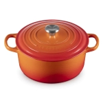 Brytfanna żeliwna Le Creuset 24 cm Płomienna czerwień - Flaming red