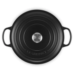 Brytfanna żeliwna Le Creuset 24 cm Czarny mat - Black matt