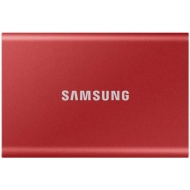 Dysk przenośny Samsung Portable SSD T7 USB 3.2 500 GB czerwony