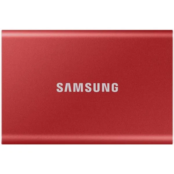 Dysk przenośny Samsung Portable SSD T7 USB 3.2 500 GB czerwony