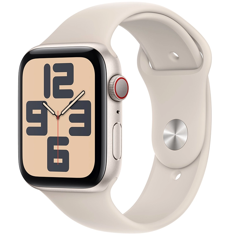 Apple Watch SE 2 (2023) GPS + Cellular 40mm koperta aluminiowa Starlight + pasek Starlight Sport Band S/M