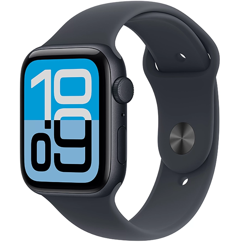 Apple Watch SE 3 (2025) GPS 44mm koperta aluminiowa Midnight + pasek Midnight Sport Band S/M