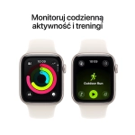 Apple Watch SE 3 (2025) GPS + Cellular 40mm koperta aluminiowa Starlight + pasek Starlight Sport Band S/M