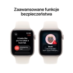 Apple Watch SE 3 (2025) GPS + Cellular 40mm koperta aluminiowa Starlight + pasek Starlight Sport Band M/L