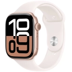 Apple Watch Series 10 (2024) GPS 42 mm koperta aluminiowa Rose Gold + pasek Light Blush Sport Band M/L
