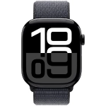 Apple Watch Series 10 (2024) GPS 42 mm koperta aluminiowa Jet Black + pasek Ink Sport Loop