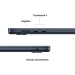 Laptop Apple MacBook Air 15" M4 (10C CPU/10C GPU) 16/256GB SSD Północ - Midnight
