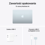 Laptop Apple MacBook Air 15" M4 (10C CPU/10C GPU) 24/512GB SSD Błękitny - Sky Blue