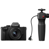 Aparat bezlusterkowy Panasonic Lumix DC-G100D + obiektyw H-FS12032 + uchwyt statywu DMW-SHGR2 Czarny - Black