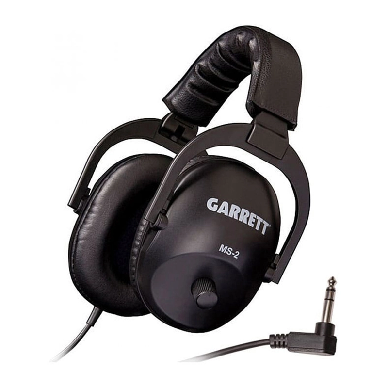 Słuchawki przewodowe do wykrywaczy metali Garrett MS-2 Czarne - Black
