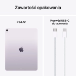 Tablet Apple iPad Air 13" 7 gen. (2025) M3 512GB Wi-Fi Fioletowy - Purple