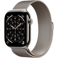 Apple Watch Series 10 (2024) GPS + Cellular 46 mm koperta tytanowa Natural + pasek Natural Milanese Loop M/L