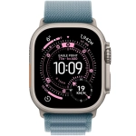 Apple Watch Ultra 3 (2025) GPS + Cellular 49mm koperta tytanowa Natural + pasek Light Blue Alpine Loop M