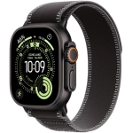 Apple Watch Ultra 3 (2025) GPS + Cellular 49mm koperta tytanowa Black + pasek Black/Charcoal Trail Loop M/L