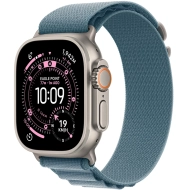 Apple Watch Ultra 3 (2025) GPS + Cellular 49mm koperta tytanowa Natural + pasek Light Blue Alpine Loop L