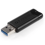 Pendrive Verbatim PinStripe USB 3.2 Gen 1 64 GB Czarny - Black