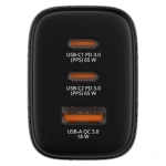 Ładowarka sieciowa Verbatim Essentials GaN 65 W 1xUSB-A/2xUSB-C 32352 Czarna - Black