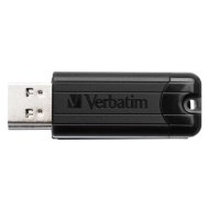 Pendrive Verbatim PinStripe Drive USB 3.2 Gen. 1 128 GB Czarny - Black