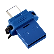 Pendrive podwójny Verbatim 64 GB Niebieski - Blue