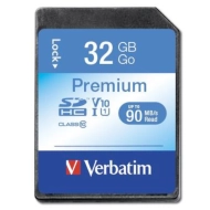Karta pamięci Verbatim Premium U1 SDHC 32GB V10 43963 Czarna - Black
