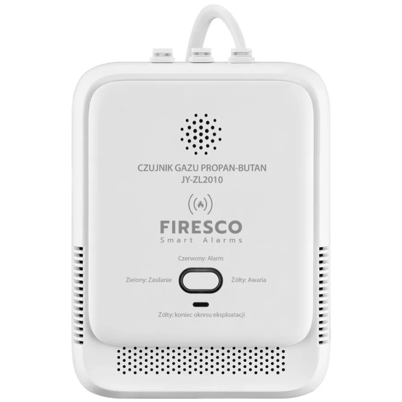 Czujnik gazu propan-butan Firesco JY-ZL2010 Biały - White