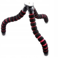 Statyw elastyczny MASSA do lustrzanek DSLR Czarno-Czerwony - Black Red