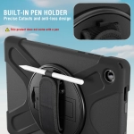 Etui do Samsung Galaxy Tab A11 z uchwytem 4smarts Rugged Case Grip Czarne - Black