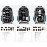 Plecak fotograficzny K&F Concept KF13.134V2 22 l Niebieski - Blue