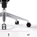 Fotel ergonomiczny Diablo Chairs V-Basic Biało-szary - White and grey