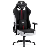 Fotel gamingowy Diablo Chairs X-Player 2.0 King Size Biało-czarny - White and black