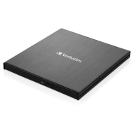 Nagrywarka zewnętrzna Verbatim CD/DVD Slimline Czarna - Black