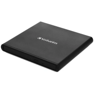 Nagrywarka zewnętrzna Verbatim CD/DVD Slimline Lite  - Black