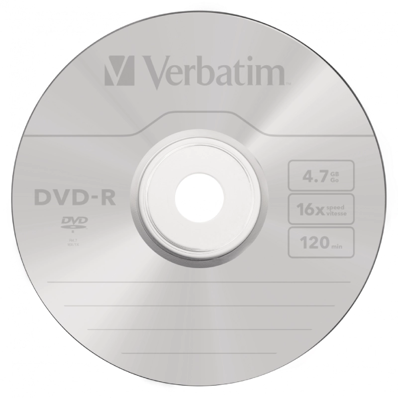 Płyta DVD-R Verbatim Matt Silver 4.7 GB 50 szt.