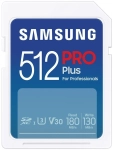 Karta pamięci Samsung SDXC PRO Plus 2023 512 GB V30 U3 UHS-I (180 MB/s)