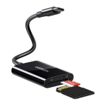 Czytnik kart USB-C Ugreen CM265 Czarny - Black